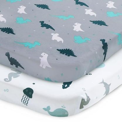 SPRINGSPIRIT Pack and Play Sheets, Pack n Play Sheets Ultra Soft, Mini Crib by SpringspiritBedding
