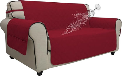 Easy-Going Waterproof Oversized Loveseat Covers Leakproof Couch Cover by Easy-Going