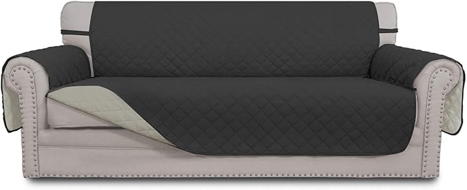 Easy-Going 4 Seater Sofa Slipcover Reversible Sofa Cover Water Resistant Couch by Easy-Going