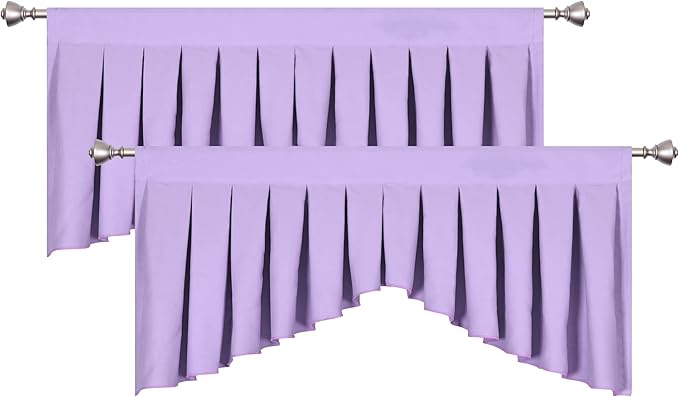 Lavender Curtain Valances for Living Room - Image 3