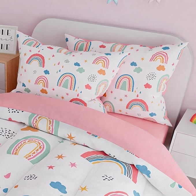 SANDJEST Rainbow Twin Bedding Set - Image 5