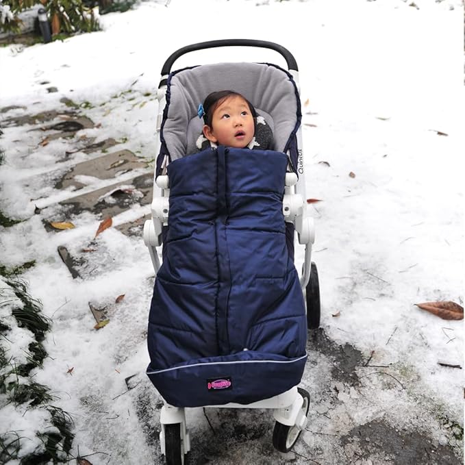 0-4T Anti-Kick Winter Warm Stroller Blanket, Cozy Baby Sleeping Bag Cocoon - Image 3