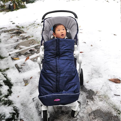 0-4T Anti-Kick Winter Warm Stroller Blanket, Cozy Baby Sleeping Bag Cocoon - Image 3