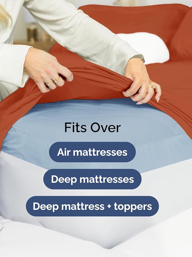 Extra Deep Twin XL Fitted Sheet - Image 6