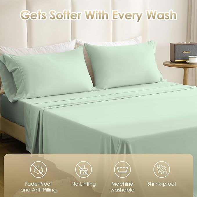 Silky Soft King Size Sheet Set - Image 7