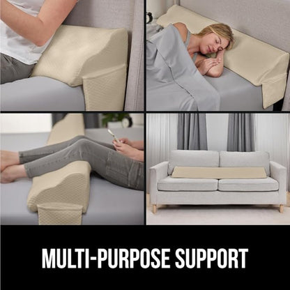 GORILLA GRIP Patent Pending Bed Wedge Pillow Headboard Gap Filler, US Designed - Image 9
