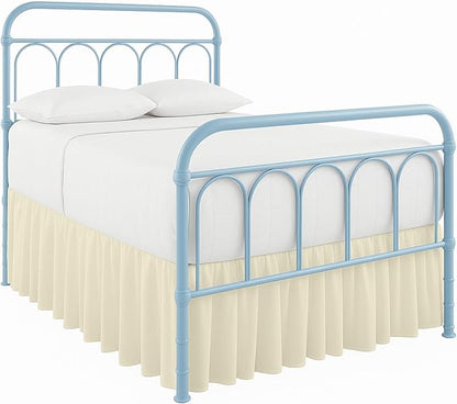 Ruffled Bed Skirt with Split Corners-Dust Ruffle by COTTINGON