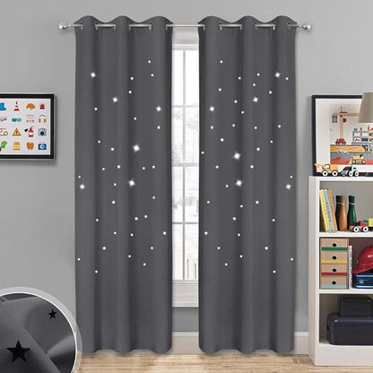 NICETOWN Starry Curtains Blackout Panels by NICETOWN