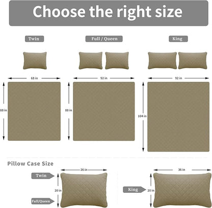 Easy-Going Twin Size Reversible Quilt Set - Image 7