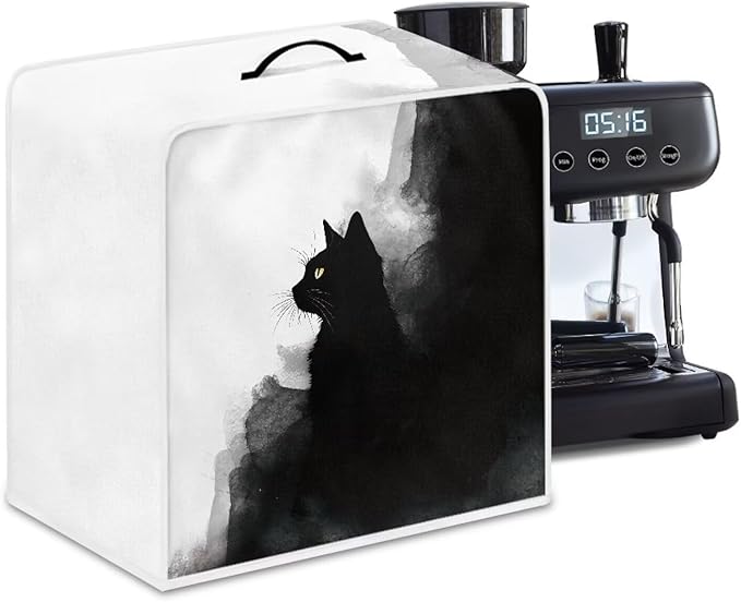 Coffee Maker Cover – Dust Protection Stain Resistant Washable Appliance Cover by PJHEQOXE
