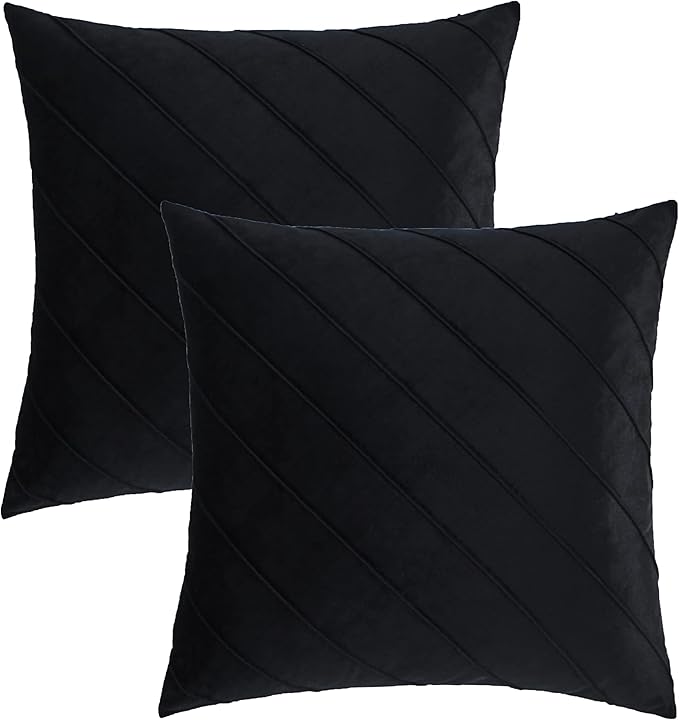 GIGIZAZA Decorative Velvet Pillow Covers 16x16, Living Room Square Cushion - Image 4