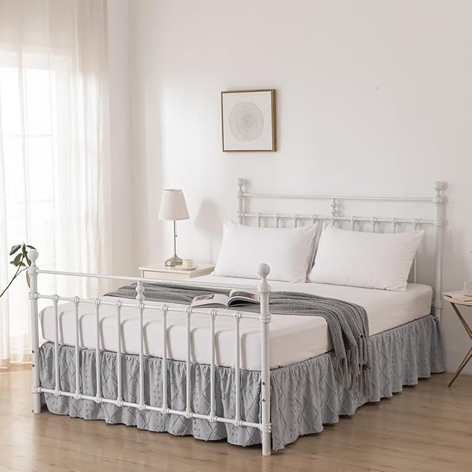 Bed Skirt King Size Ruffled Bed Skirt - Image 5