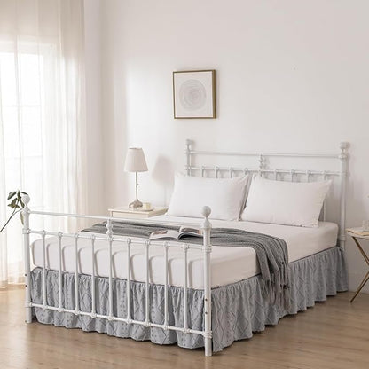 Bed Skirt King Size Ruffled Bed Skirt - Image 5