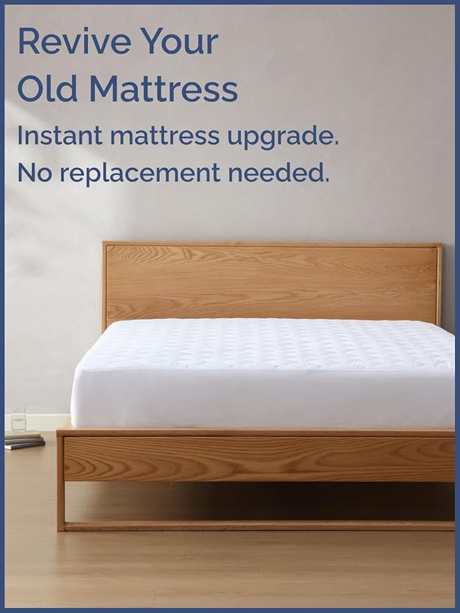 Quilted Fitted Mattress Pad Full Size - Image 5