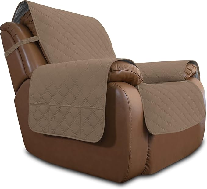 Easy-Going Sofa Slipcover Waterproof Oversized Recliner Chair Cover Non-Slip by Easy-Going