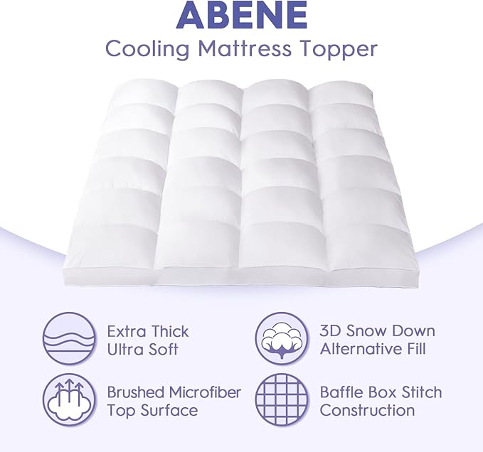 ABENE Twin Size Mattress Topper - Image 2
