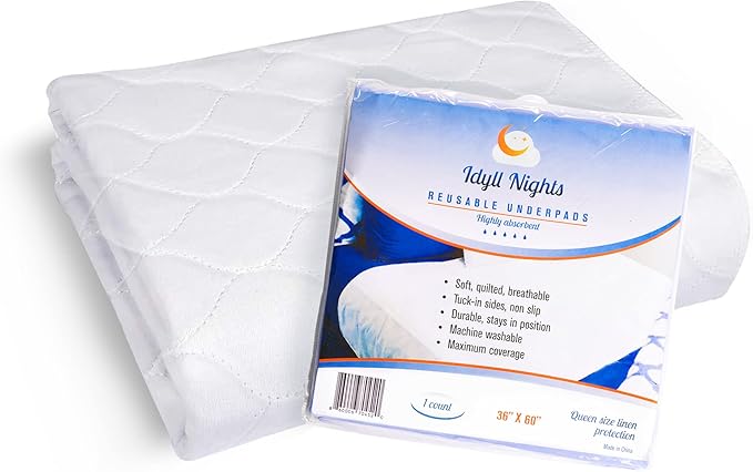 Washable Incontinence Bed Pad 36x60 – Soft, Absorbent & Waterproof Mattress - Image 2