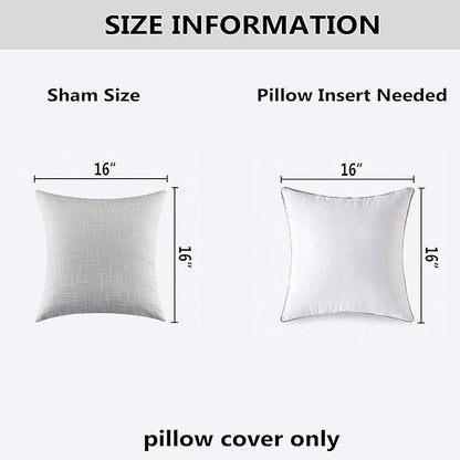 Kevin Textile Decor Pillow Cover Star Faux Linen Cushion Case - Image 6