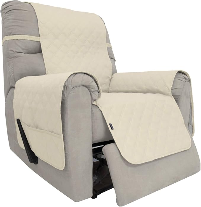 Easy-Going Sofa Slipcover Waterproof Recliner Chair Cover Non-Slip Fabric Couch by Easy-Going