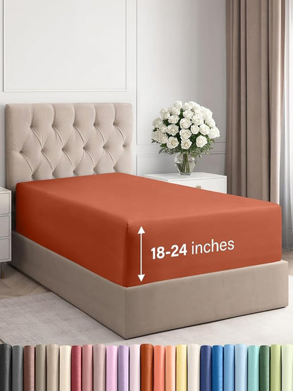 Extra Deep Twin XL Fitted Sheet by CGKUnlimited