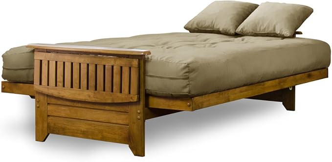 Nirvana Futons Brentwood Tray Arm Futon Sofabed Set - Image 5