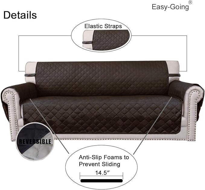 Easy-Going Reversible Oversized Couch Cover - Image 3