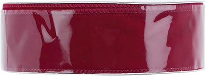 MEEDEE Red 1.5 Inch Velvet Wired Ribbon 25 Yards Dark Red Velvet Ribbons Spool - Image 9