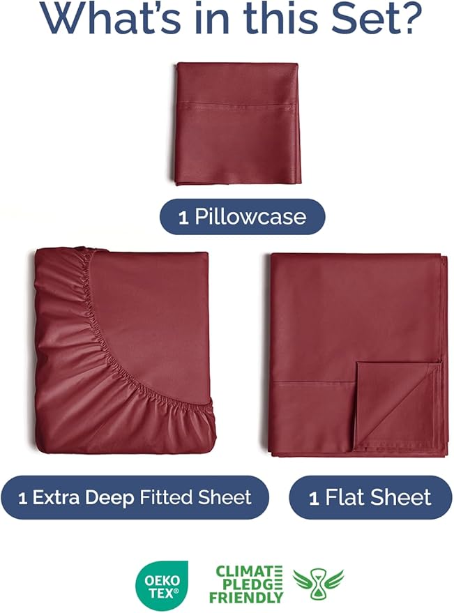 Extra Deep Pocket Twin XL Sheets - Image 2