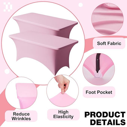 Trlyc 2 Pack 8FT Spandex Table Cloth - Image 3