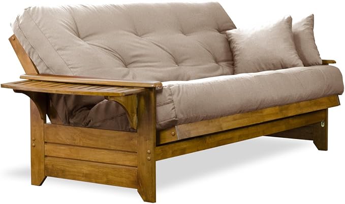 Nirvana Futons Brentwood Tray Arm Futon Sofabed Set - Image 6