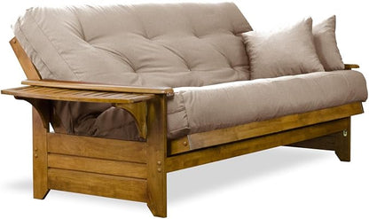 Nirvana Futons Brentwood Tray Arm Futon Sofabed Set - Image 6