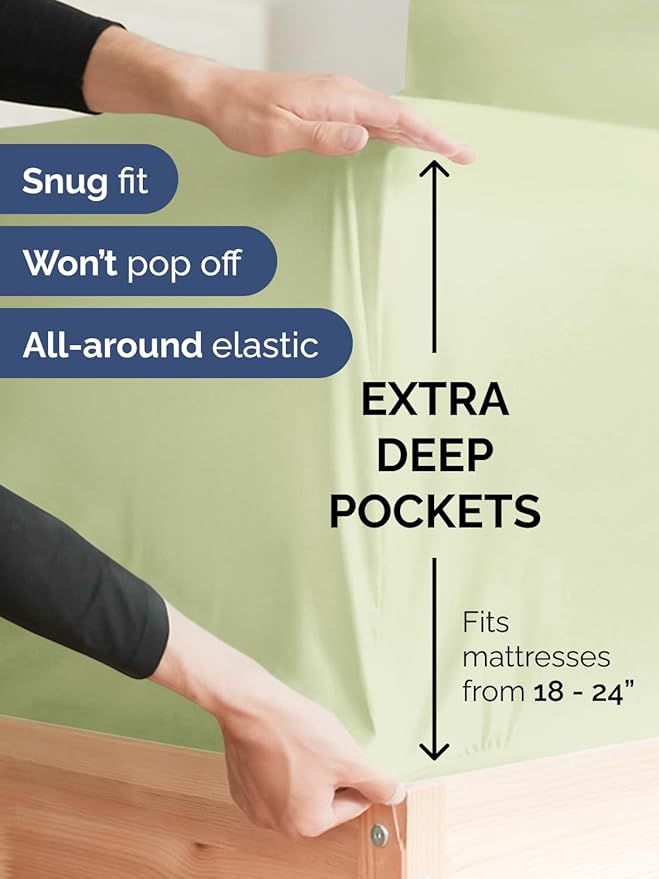 Extra Deep King Fitted Sheet - Image 2