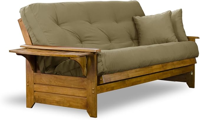 Nirvana Futons Brentwood Tray Arm Futon Sofabed Set by Nirvana+Futons