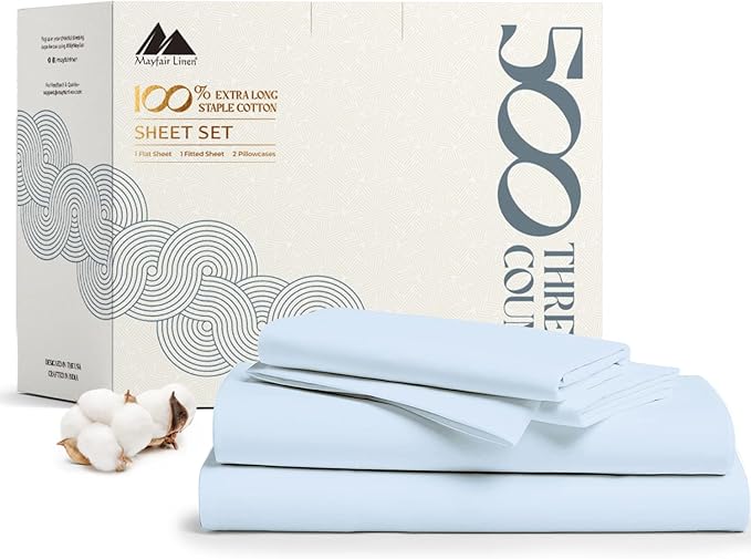 Mayfair Linen 100% Cotton Bed Sheets King Sheet Set by MayfairLinen