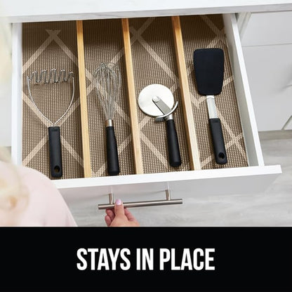 GORILLA GRIP powerGRIP Drawer Shelf and Cabinet Liner, Thick Strong Hold - Image 9