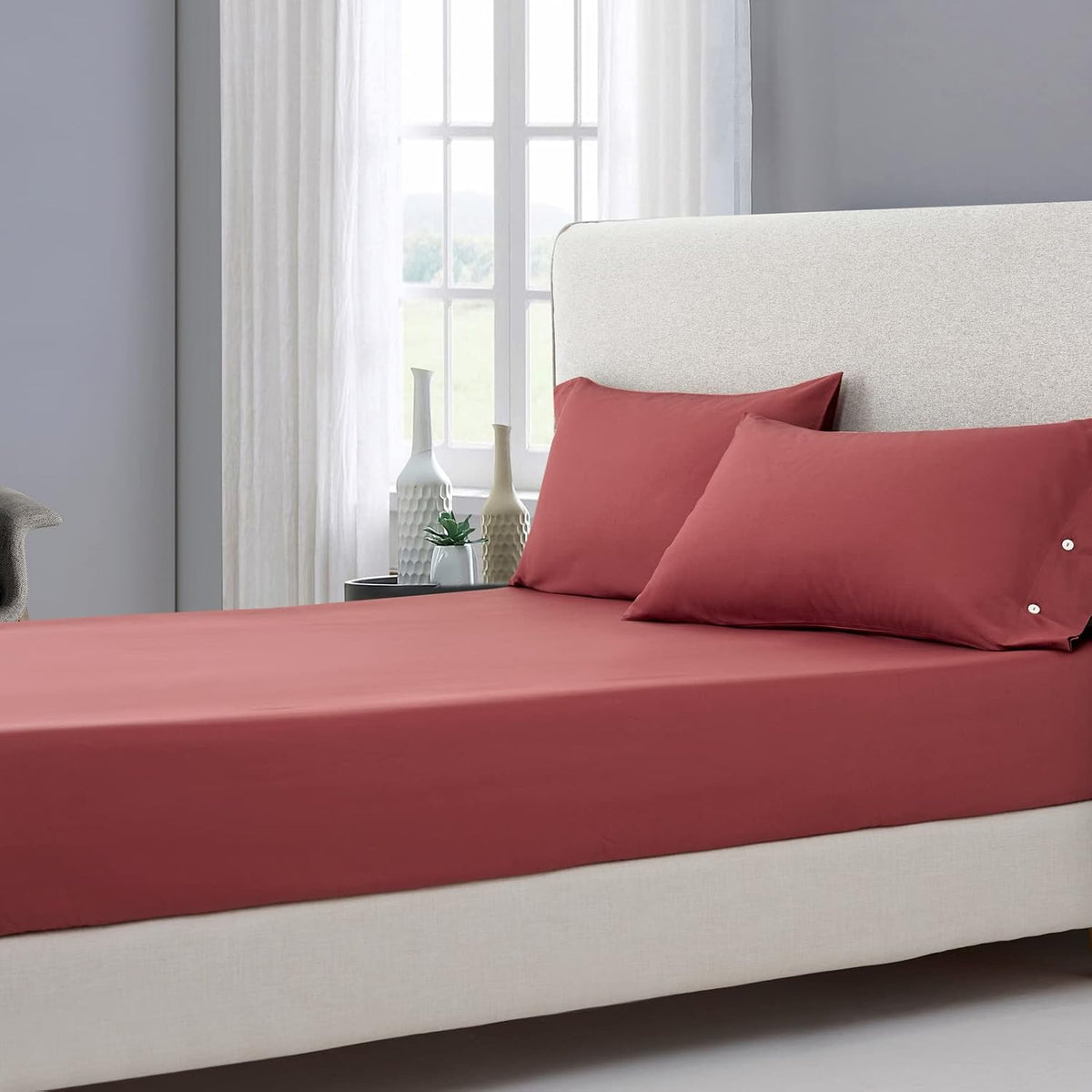 mixinni 100% long staple natural cotton soft solid, main product view