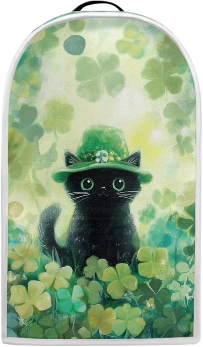 Talayituse Cat Shamrock Print Blender Dust Cover, Fingerprint Protection Cover by Unknown