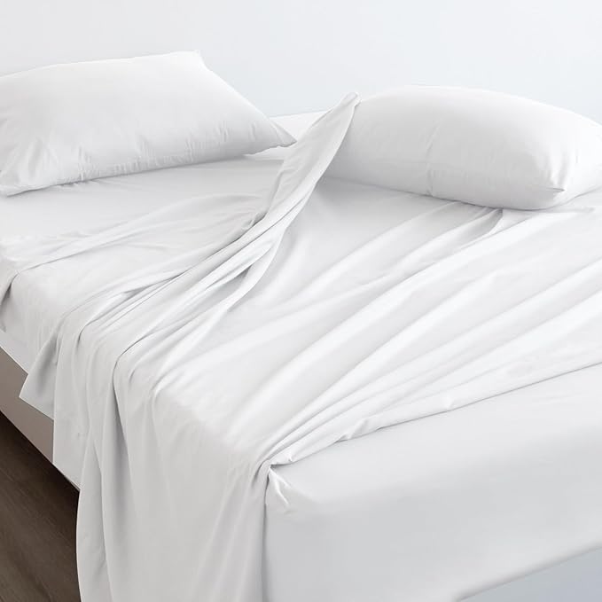 SPRINGSPIRIT Twin Sheets Set, 4 Piece Bed Sheets Set Deep Pockets, Super Soft - Image 7