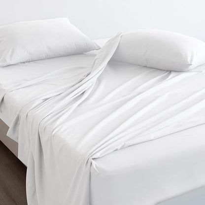 SPRINGSPIRIT Twin Sheets Set, 4 Piece Bed Sheets Set Deep Pockets, Super Soft - Image 7