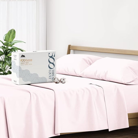Mayfair Linen 500 Thread Count California King Cotton Sheets by MayfairLinen
