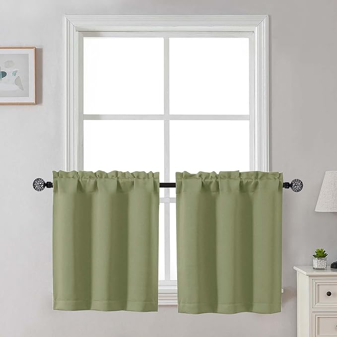 Gwine 24 Inch Long Tier Curtains by Gwine