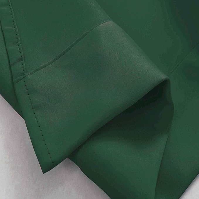 Hunter Green Valance for Bedroom Living Room Curtain Valance for Window - Image 4