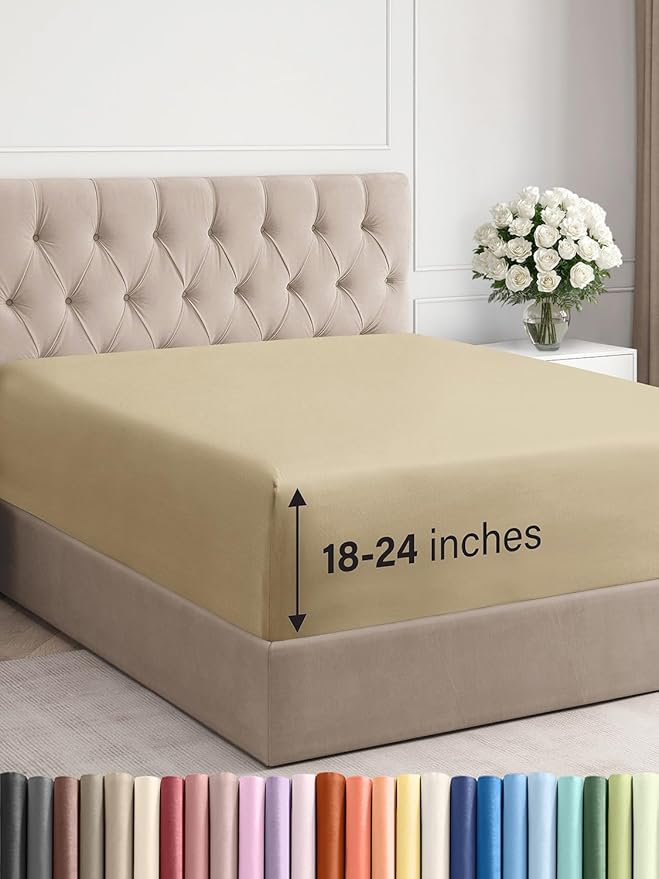 Extra Deep King Fitted Sheet by CGKUnlimited