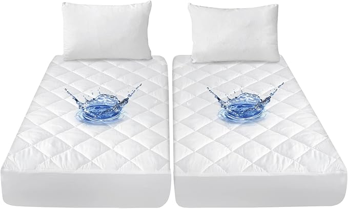 Split King Mattress Topper Protector Pad by Moonsea