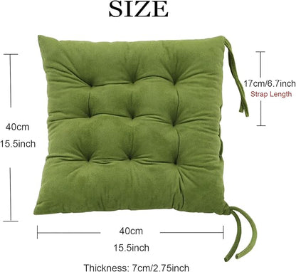 6 Pack Square Seat Cushion Chair Pads - Image 2