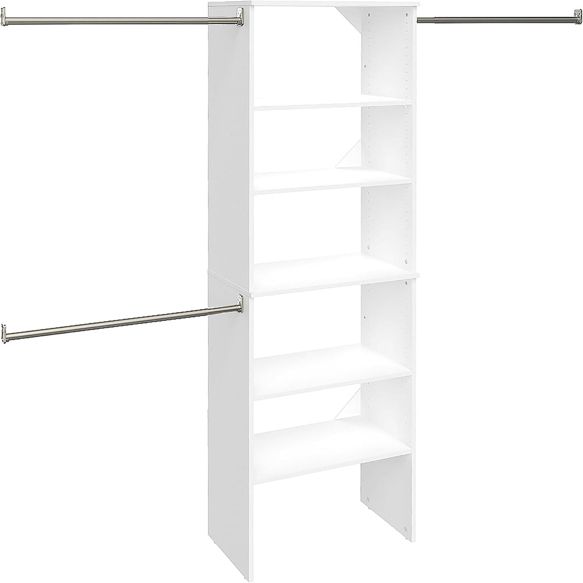 closetmaid suitesymphony wood closet organizer system, 25-inch starter, main product view