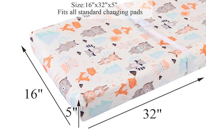 Changing Pad Cover Set 3 Pack Jersey Knit Ultra Soft - Image 3