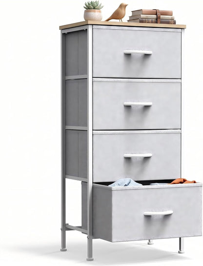 dumos nightstand with 4 drawers bedside table with, main product view