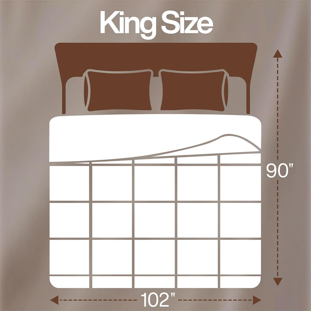 Utopia Bedding Comforter King Size, Duvet Insert, White, 90 x 102 Inches