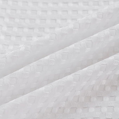 Queen Bed Skirt, Pleated Waffle Weave Bed Skirt - Image 6
